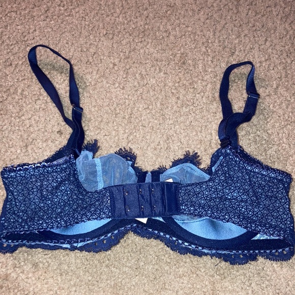 Victoria’s Secret blue Dream Angels Unlined Push Up Lace Bra - Picture 4 of 5
